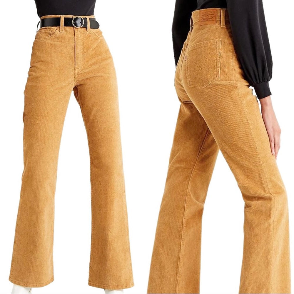 Levis 725 High Rise Bootcut Corduroy’s Iced Coffee